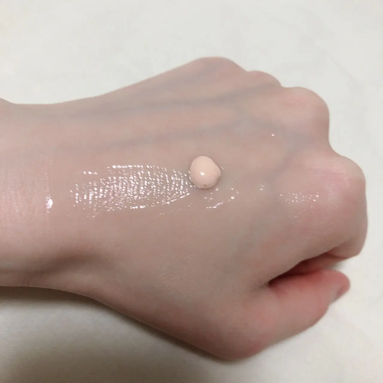 ファンデーションも乗せた状態