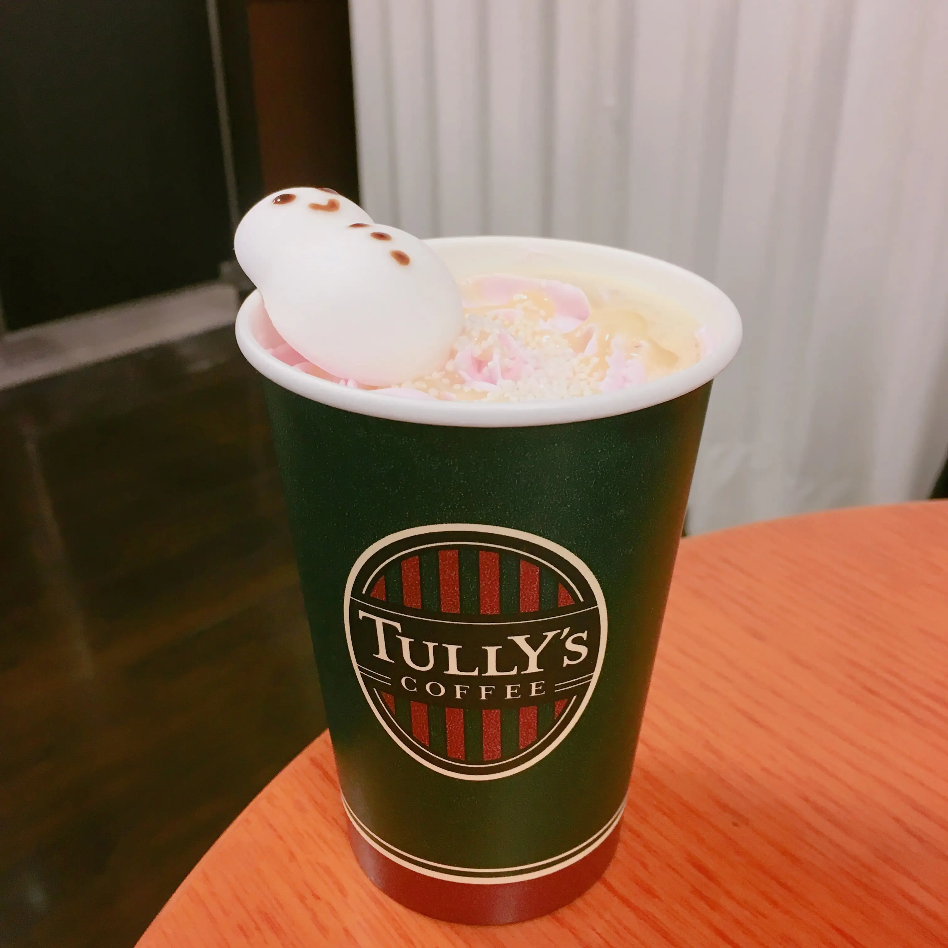 雪だるまにほっこり♡ タリーズより《 スノーマンラテ 》が冬限定で発売中♪_1