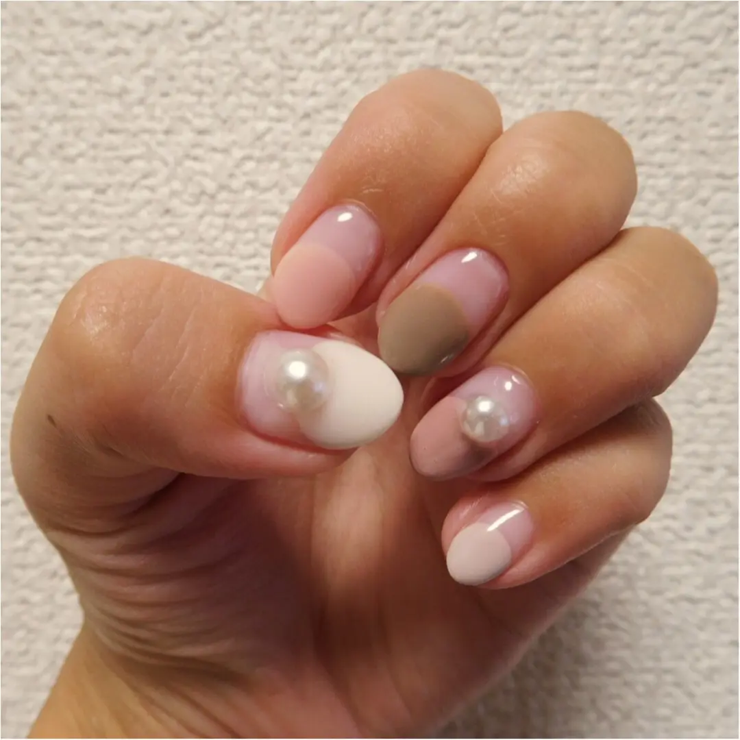«オフィスもOK♡»今すぐ秋っぽネイルにチェンジ!_1