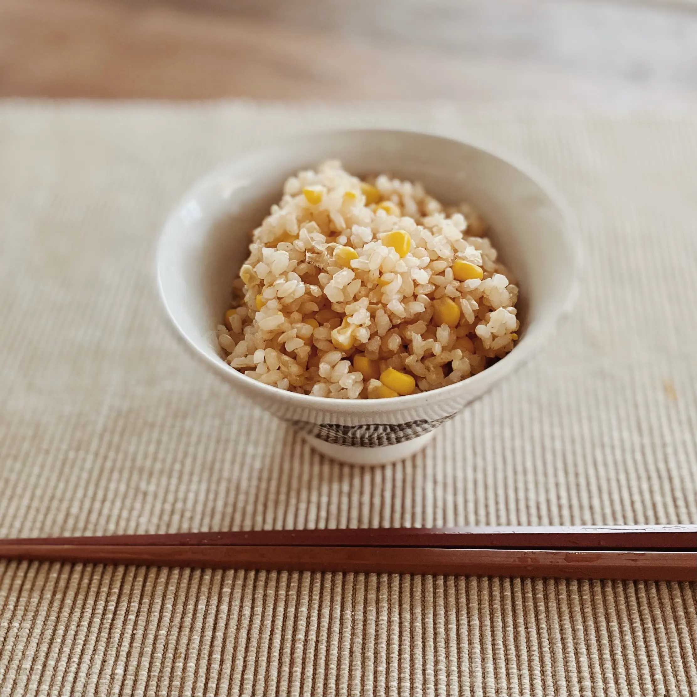 とうもろこしの炊き込みご飯