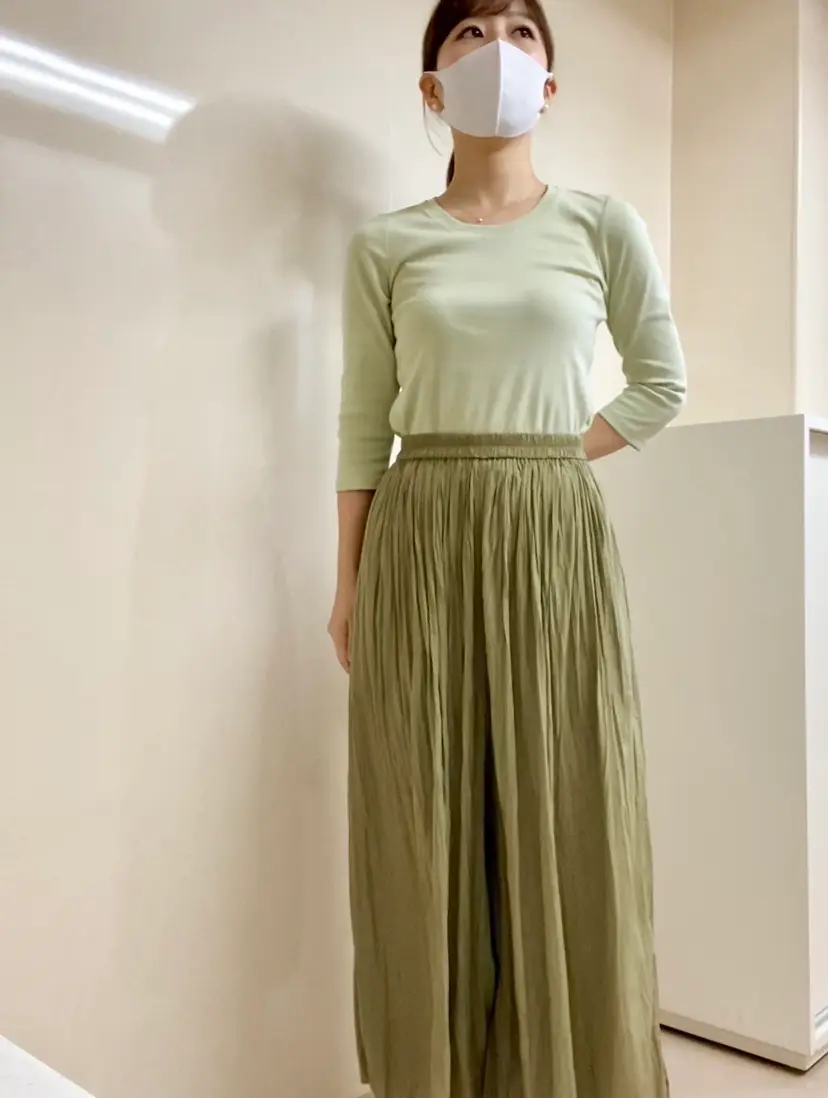 【オフィスコーデ】全身UNIQLO。ピスタチオカラーでツクル秋コーデ_4