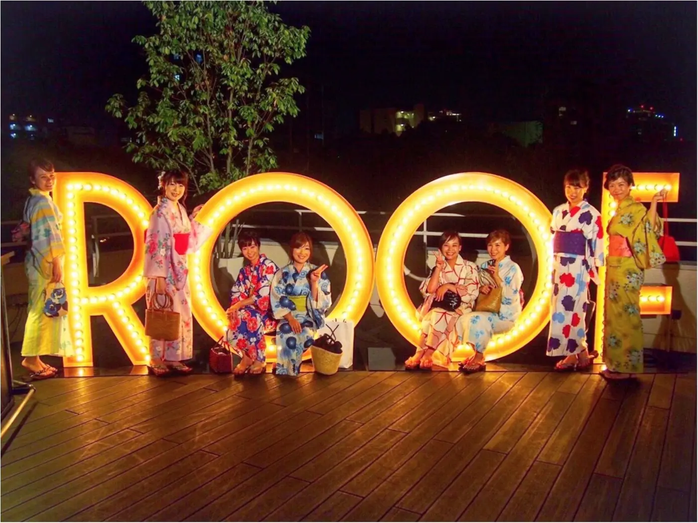 噂のオシャレすぎるビアガーデン【THE ROOF】で浴衣女子会♡_13