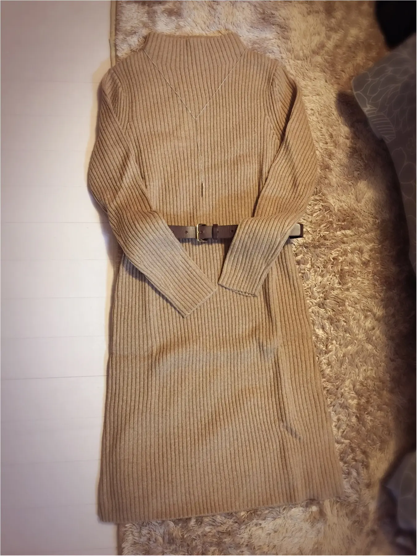 ♡ユニクロニットワンピPart2!!シンプルニットワンピはこう着る!小物を使ってオシャレ度UP♡_3