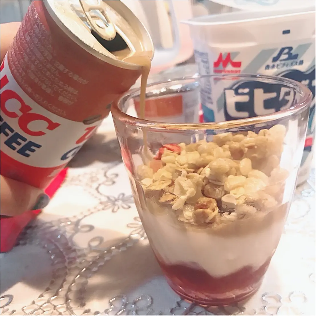 秒速ヘルシー朝ごはん♡おしゃれ女子が喜ぶ3層グラデの簡単アレンジレシピ_8