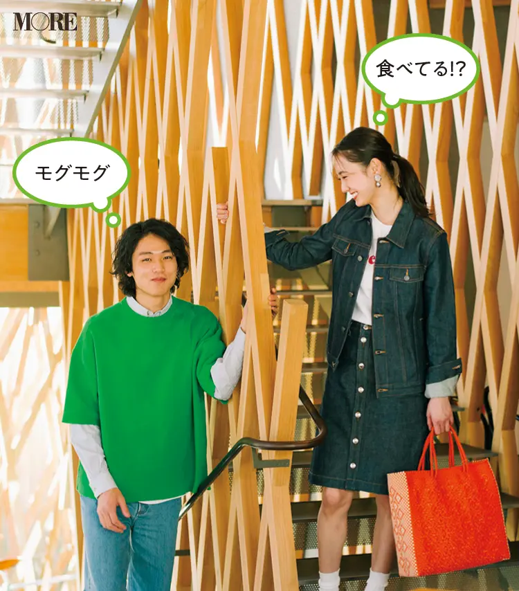 鈴木友菜と俳優の中川大輔くんがカップル役に♬ 撮影の裏話も【モデルのオフショット】_1