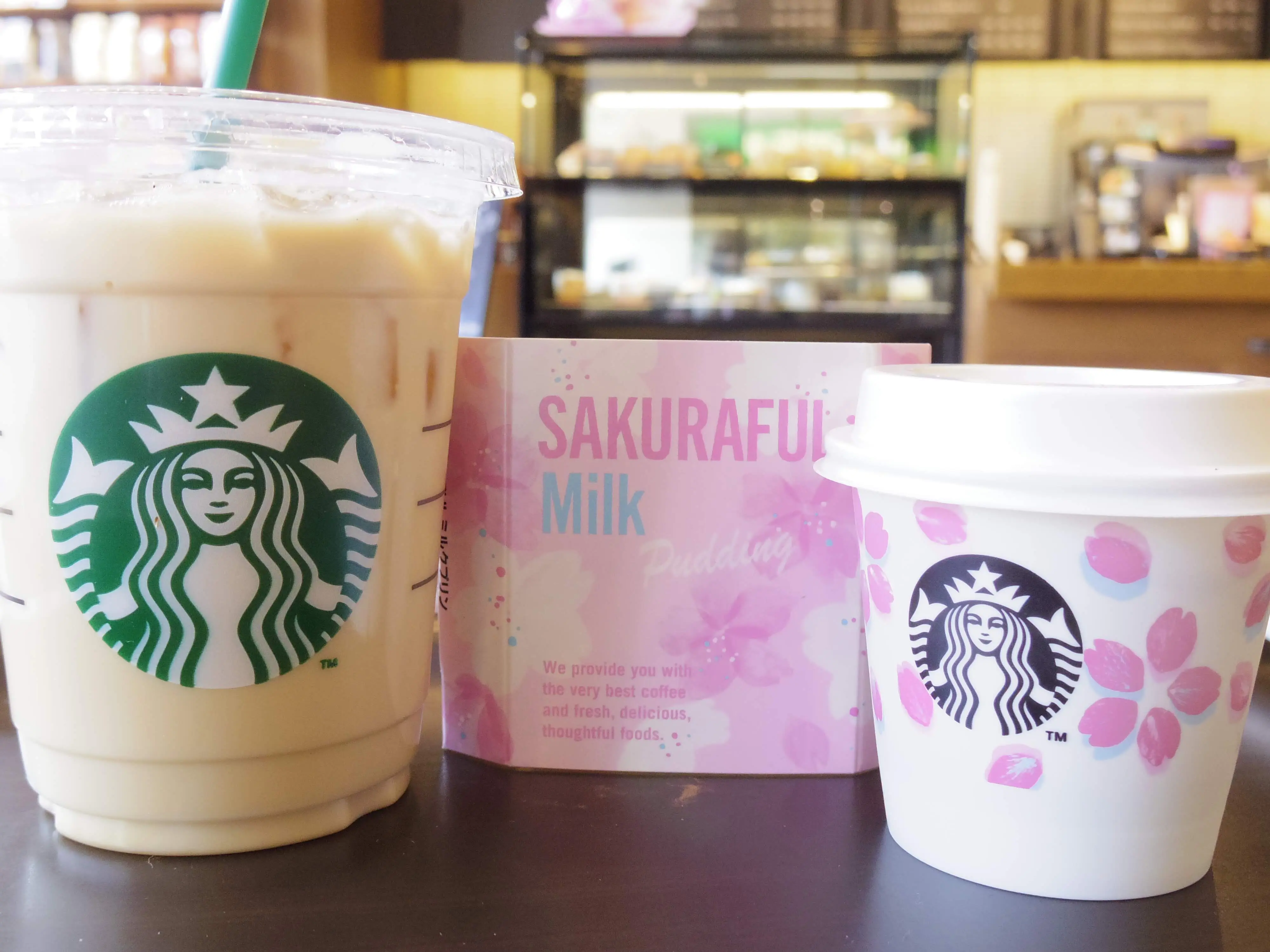 【意外とまだ売ってた!】スタバの桜シリーズ ミルクプリンを食べてみた♡_1