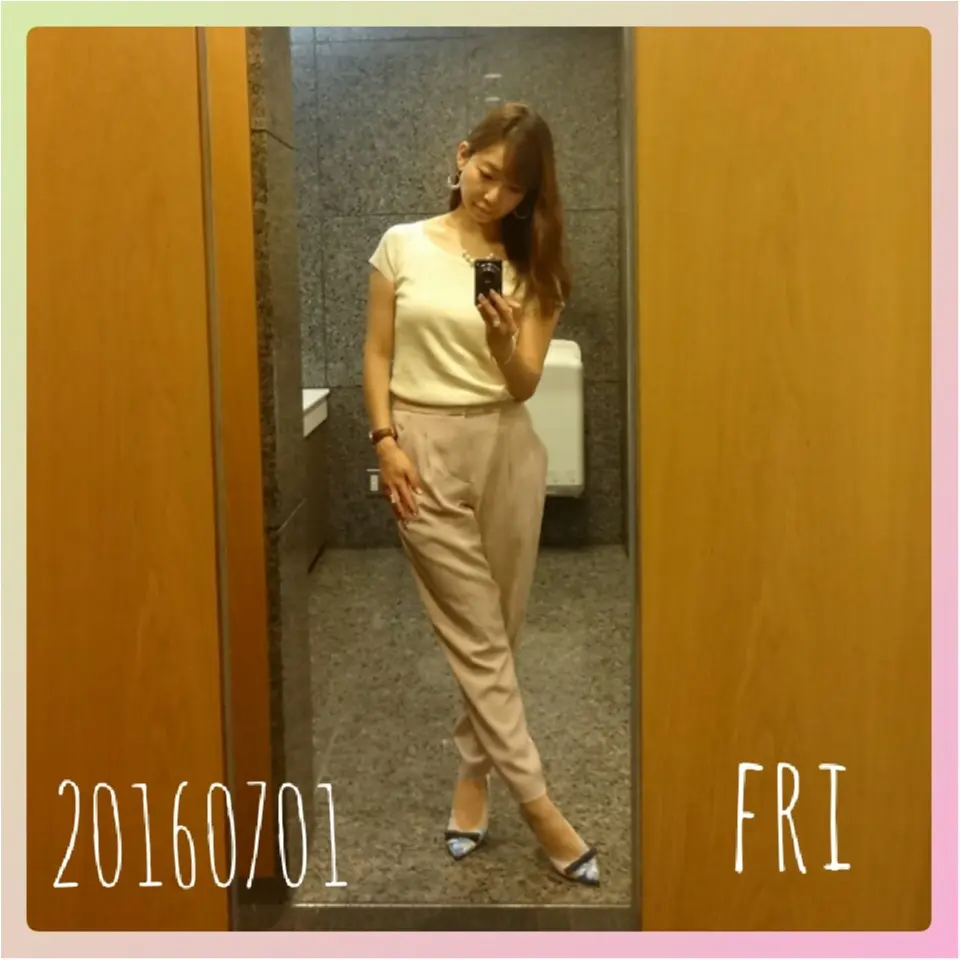 今週のプチプラオフィスコーデ0627-0701♡479ぱるるん_4