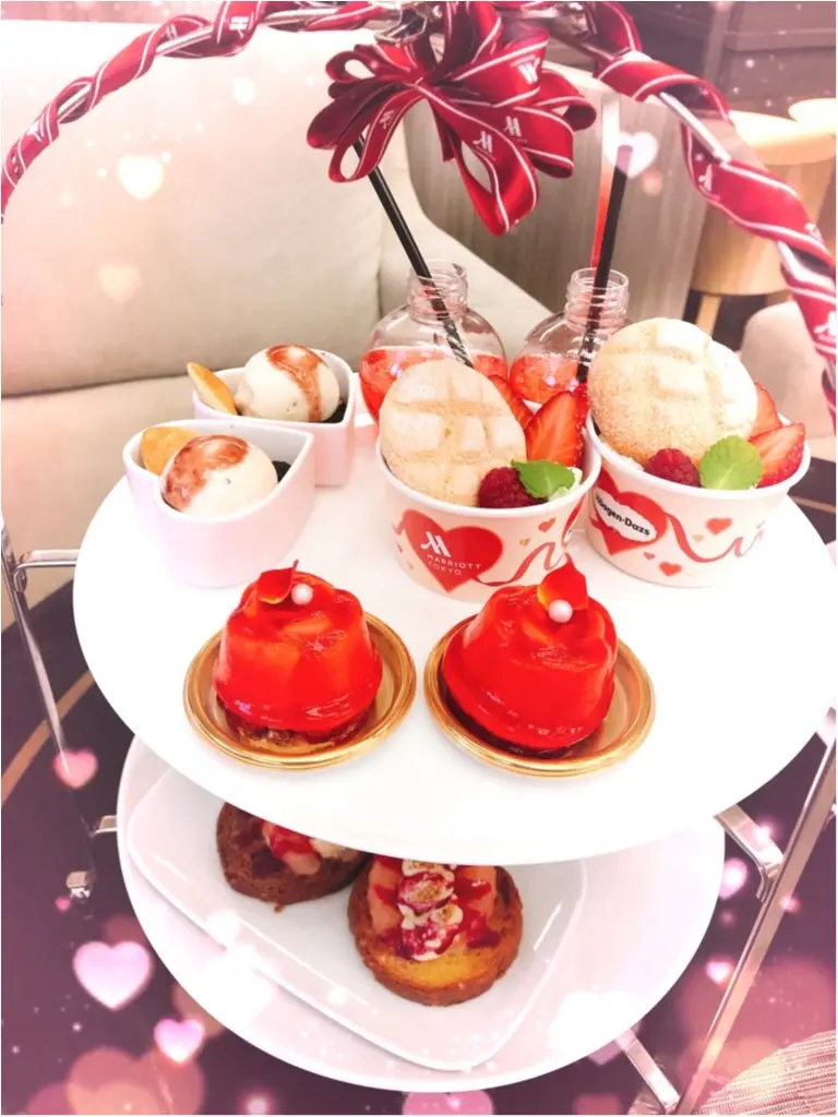 【ご当地モア❤️東京】「東京マリオットホテル」×「ハーゲンダッツ」の神コラボ!リッチで可愛すぎるアフタヌーンティー✨_5