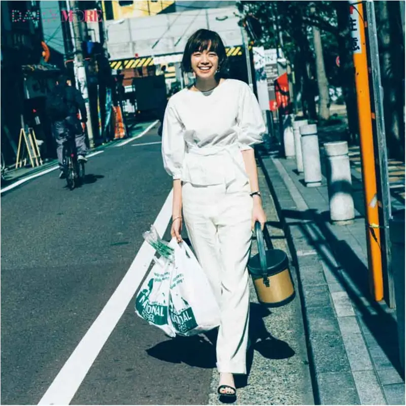 【今日のコーデ】GW目前。とびきりさわやかな白コーデで、仕事も恋も運気アップ! 夜は彼に手料理を♡_1
