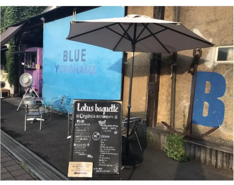 【FOOD】大桟橋のすぐそば!ジェニックな壁が目印★BLUE BLUE YOKOHAMA_2