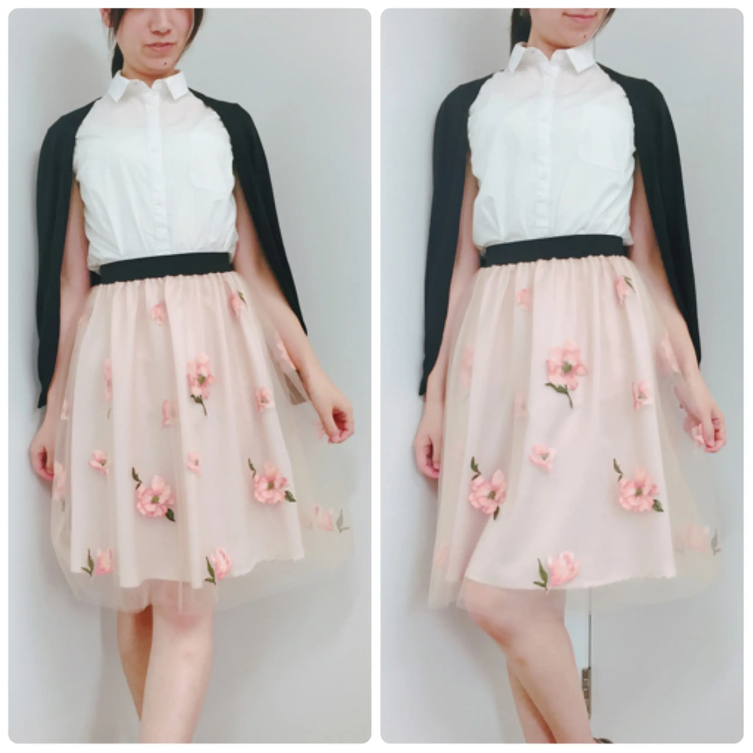 【31 Sons de mode/セール】たまにはフェミニンに♡刺繍入りチュールスカートが『70%』で驚きのプチプライスでした!_3