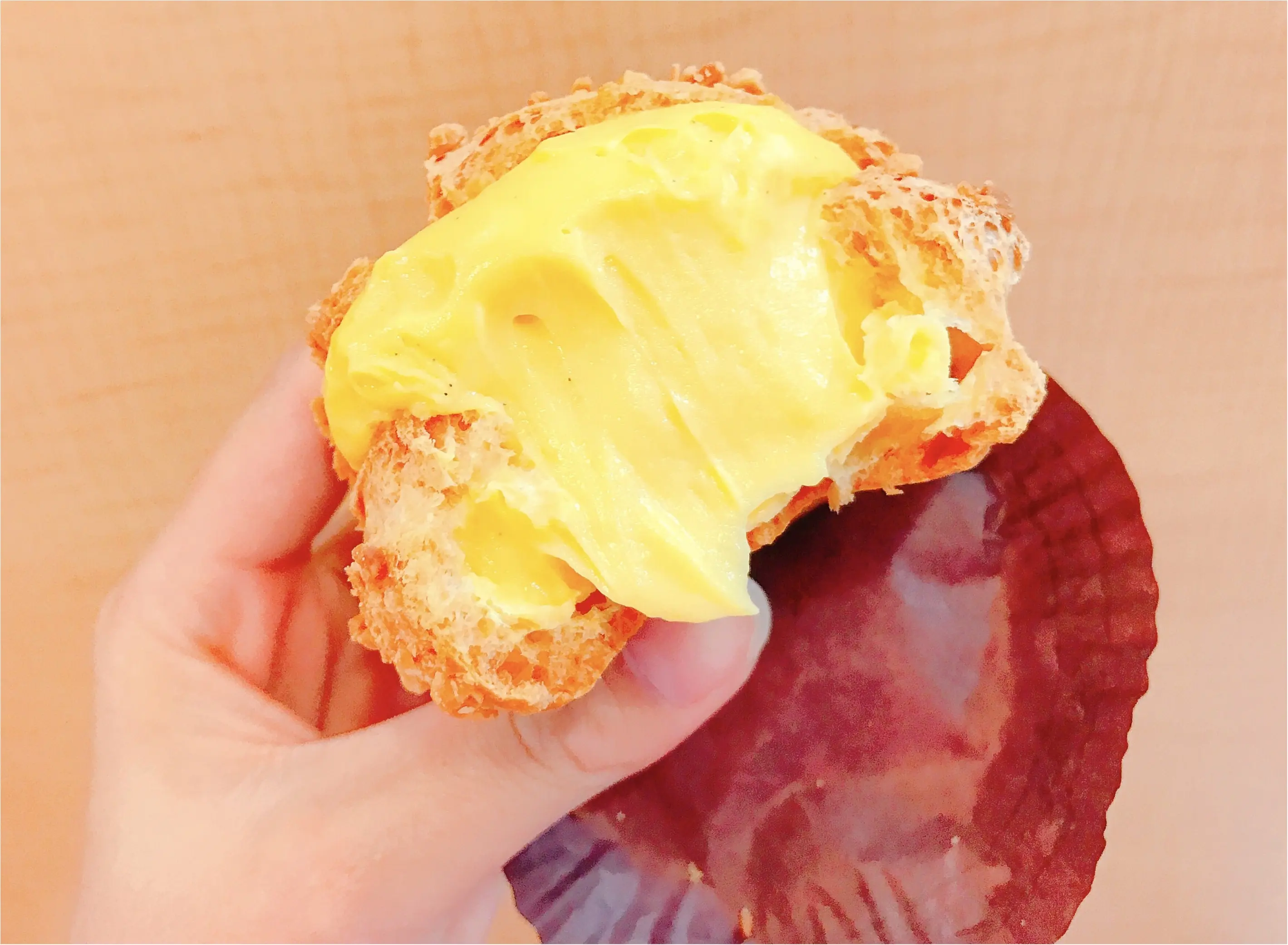 《京都発のシュークリーム》【Crème de la Crème】の "瑞穂のカスタードシュークリーム"が濃厚でうますぎるっ♡_3