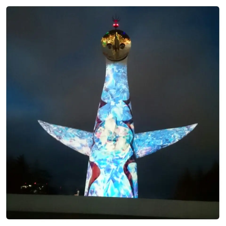 Xmasまでの特別イベント♡万博記念公園のプロジェクションマッピングは必見!!_4