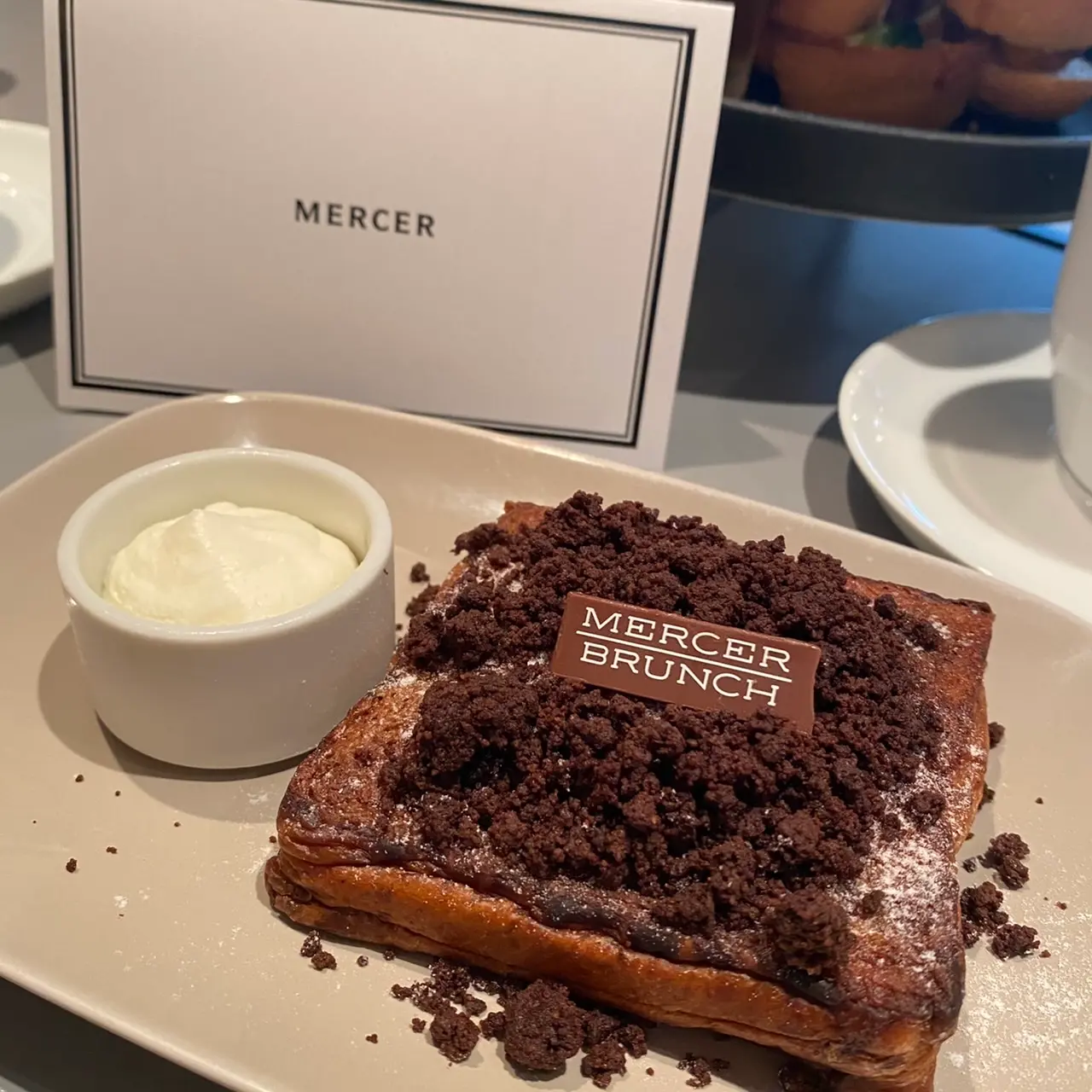 【アフタヌーンティー】Mercer Brunch Ginza Terraceのアフタヌーンティーに行ってきました♪_1