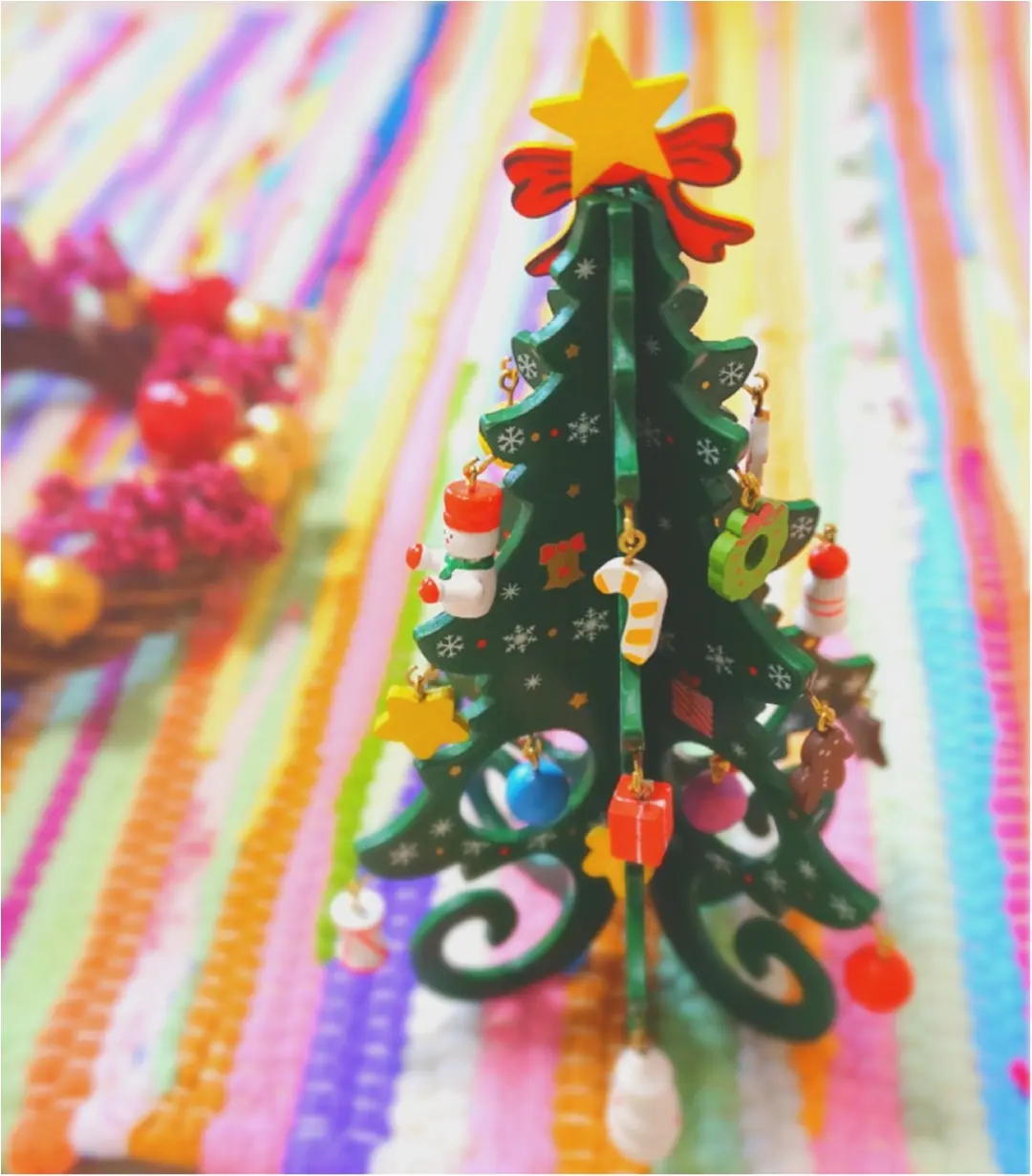 【ダイソー&3coins&フライングタイガー】プチプラ可愛いアイテムで《Xmasインテリア》始めました❤️_1