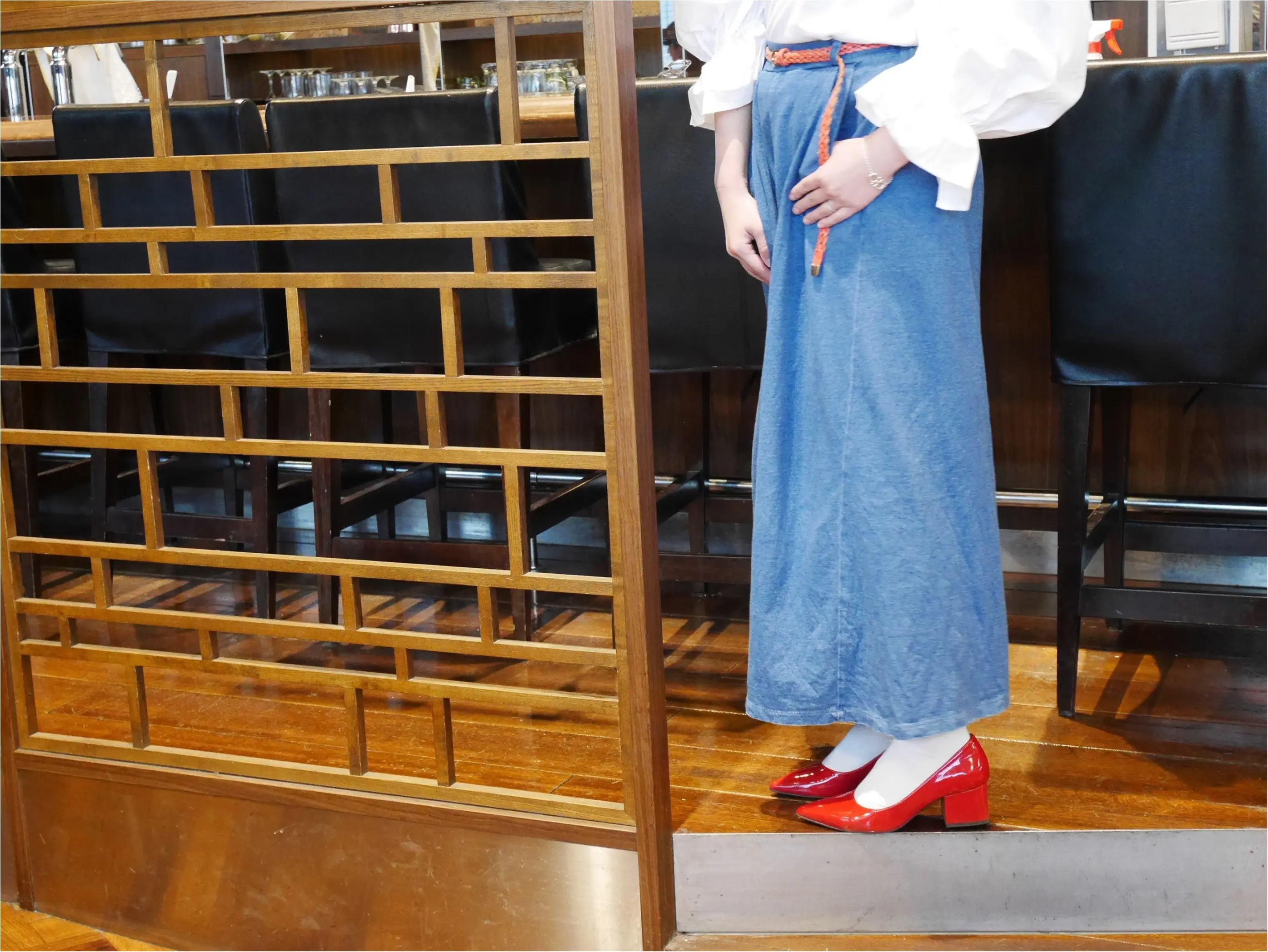 【ZARA】コーデを華やかにしてくれる「赤パンプス」を購入!_5