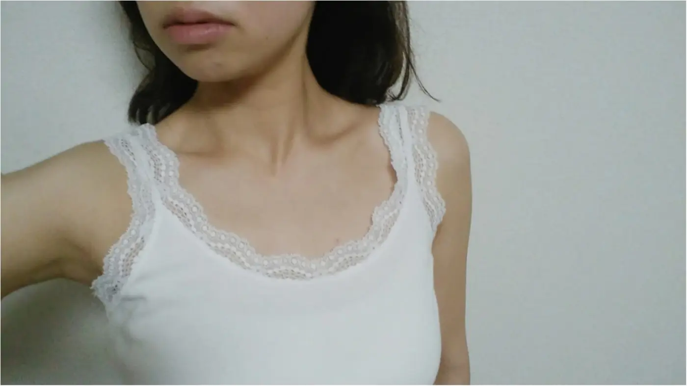 **なくなる前に急げ~(∩´∀`∩)*優秀すぎるUNIQLOのレースタンクトップ_1