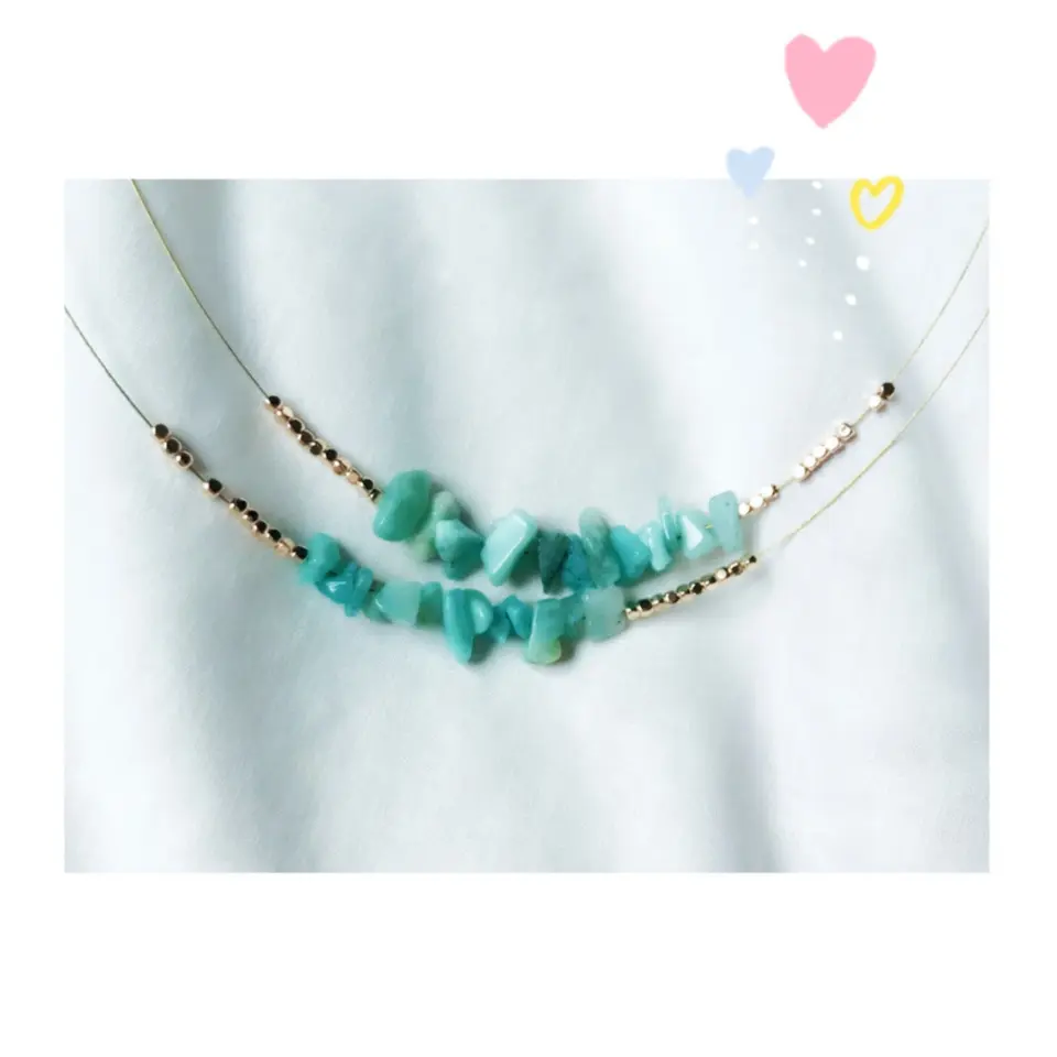 【夏のアクセサリー】流行りのストーンアイテムで首元をお洒落に★_4