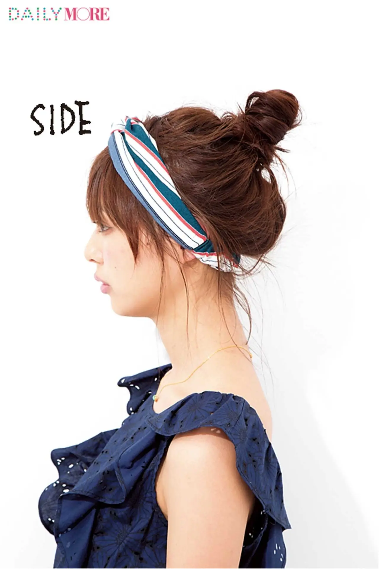 顔まわりがぱっと華やか! 「ターバンをつける日」の1分間夏ヘアアレンジ♡_2