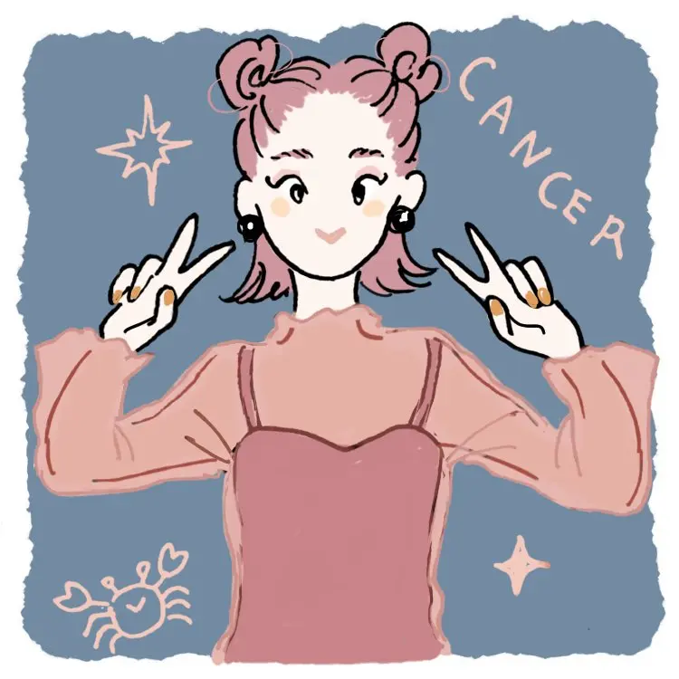 蟹座のイラスト