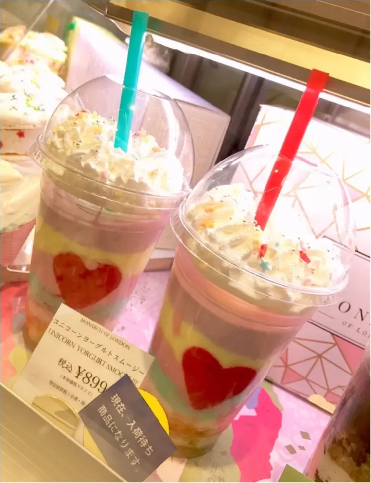 【FOOD】この可愛さは反則♥ 1日数量限定!○○で飲める ⋈ユニコーンスムージー⋈_6