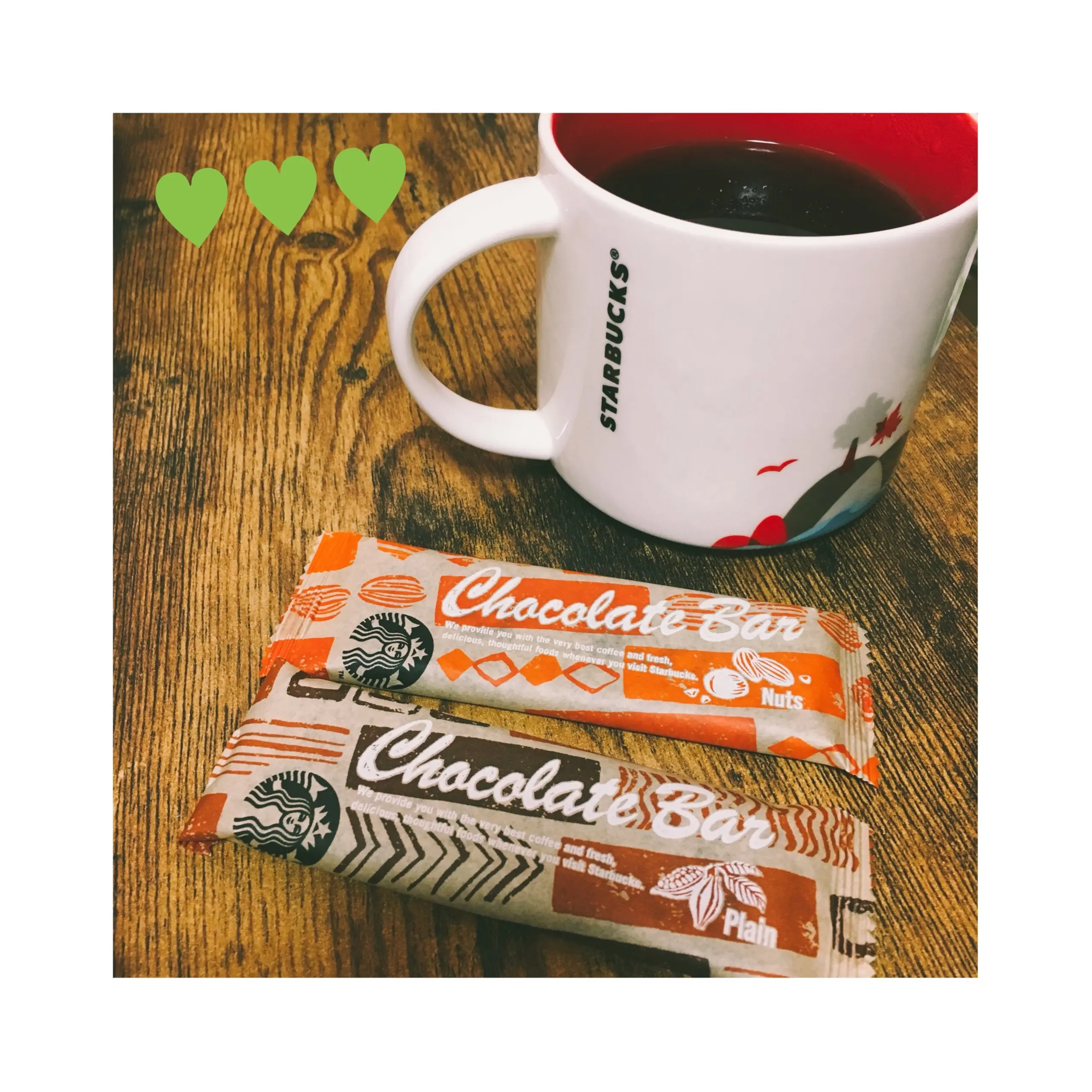《本日10/16より仲間入り★》【スタバ】の新作パッケージフード!チョコレートバー❤️_1