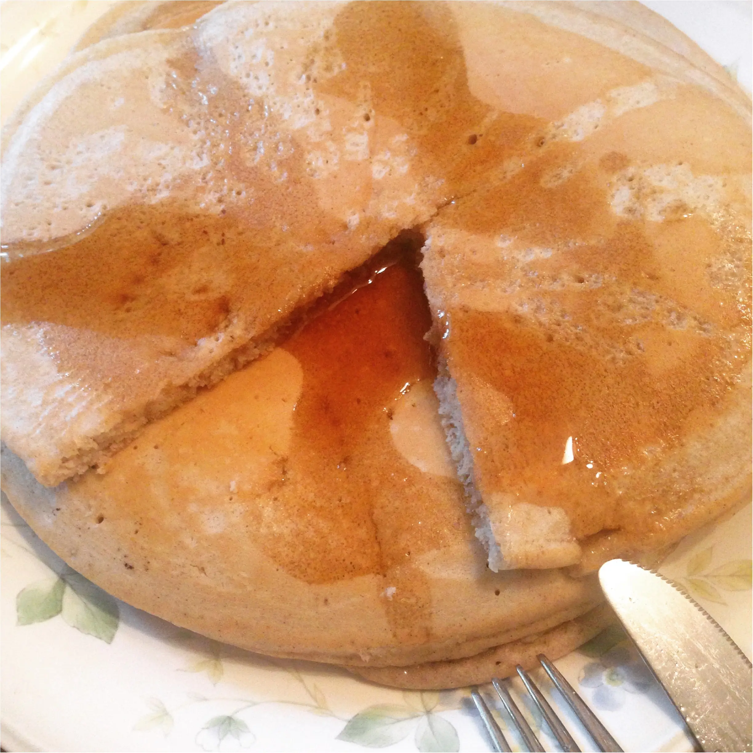 甘酒で作るパンケーキ❤️週末はパンケーキ?お休みの日はのんびり。パンケーキモーニングを♡ _12