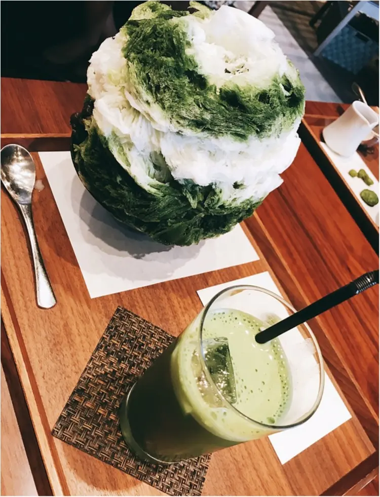 抹茶好き必見!!口に入れた瞬間さっと、溶けてなくなる✨無重力かき氷✨_2
