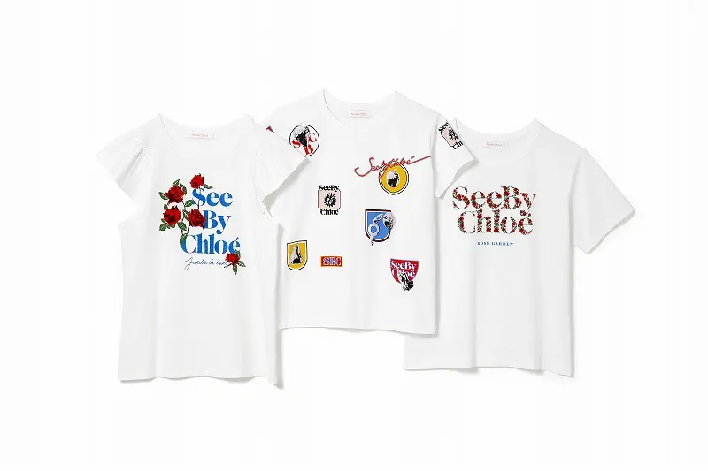 『シーバイクロエ』“JARDIN DE ROSES”Tシャツの画像