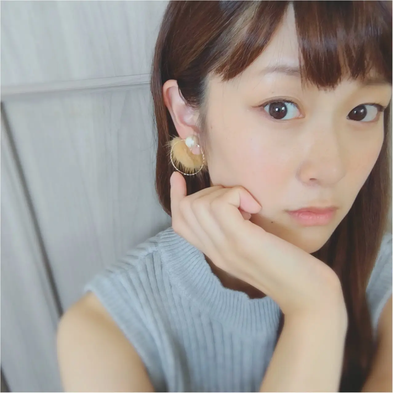 【レシピ公開】つけるだけで可愛さUP❤️秋のオシャレに欠かせない《ファーイヤリング》をハンドメイド◌⑅⃝*॰ॱ_5