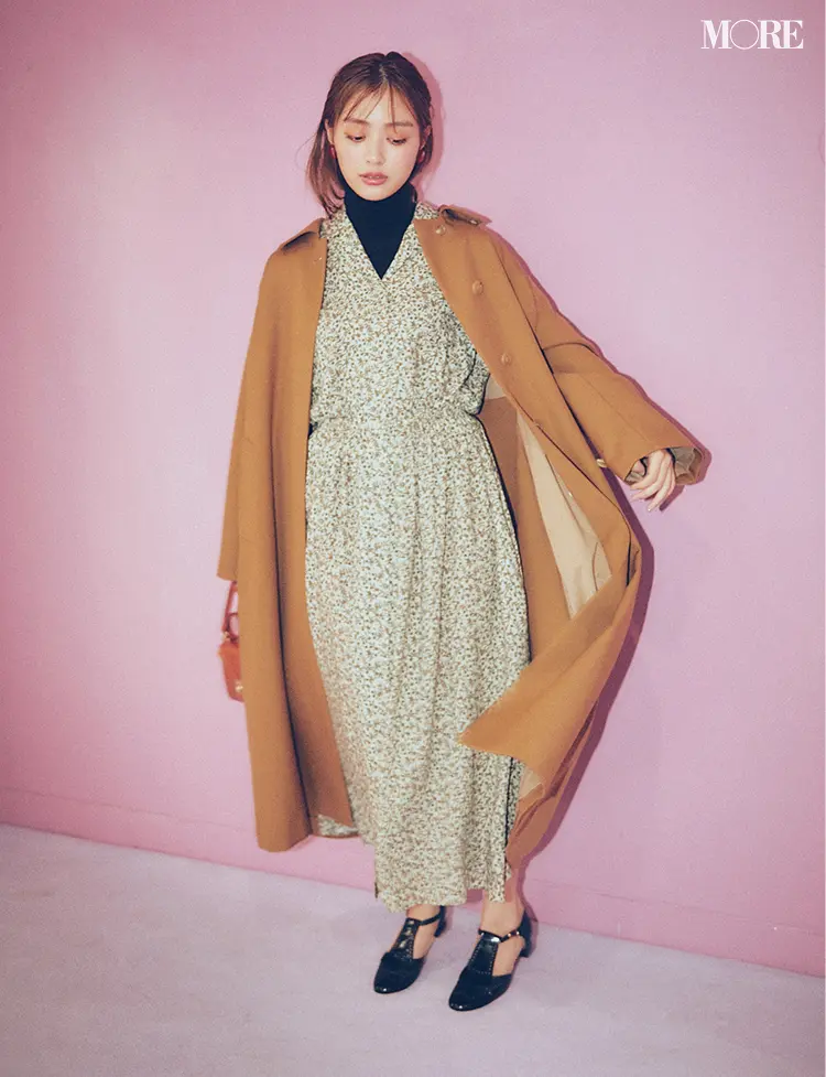 内田理央が新解釈。大好きな【花柄】を、今の私たちが大人っぽく着るにはどうすればいい?_4