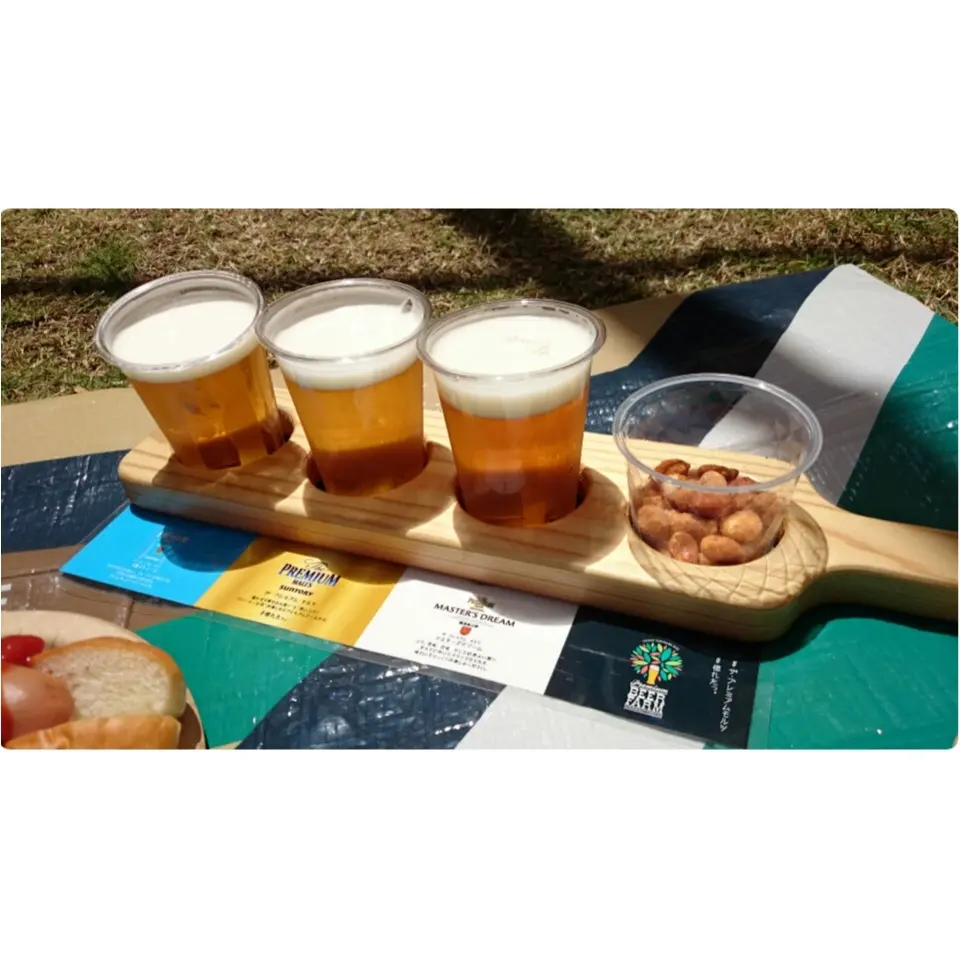 芝生の上でビール♡二子玉川で至福の時間を☺︎︎_5