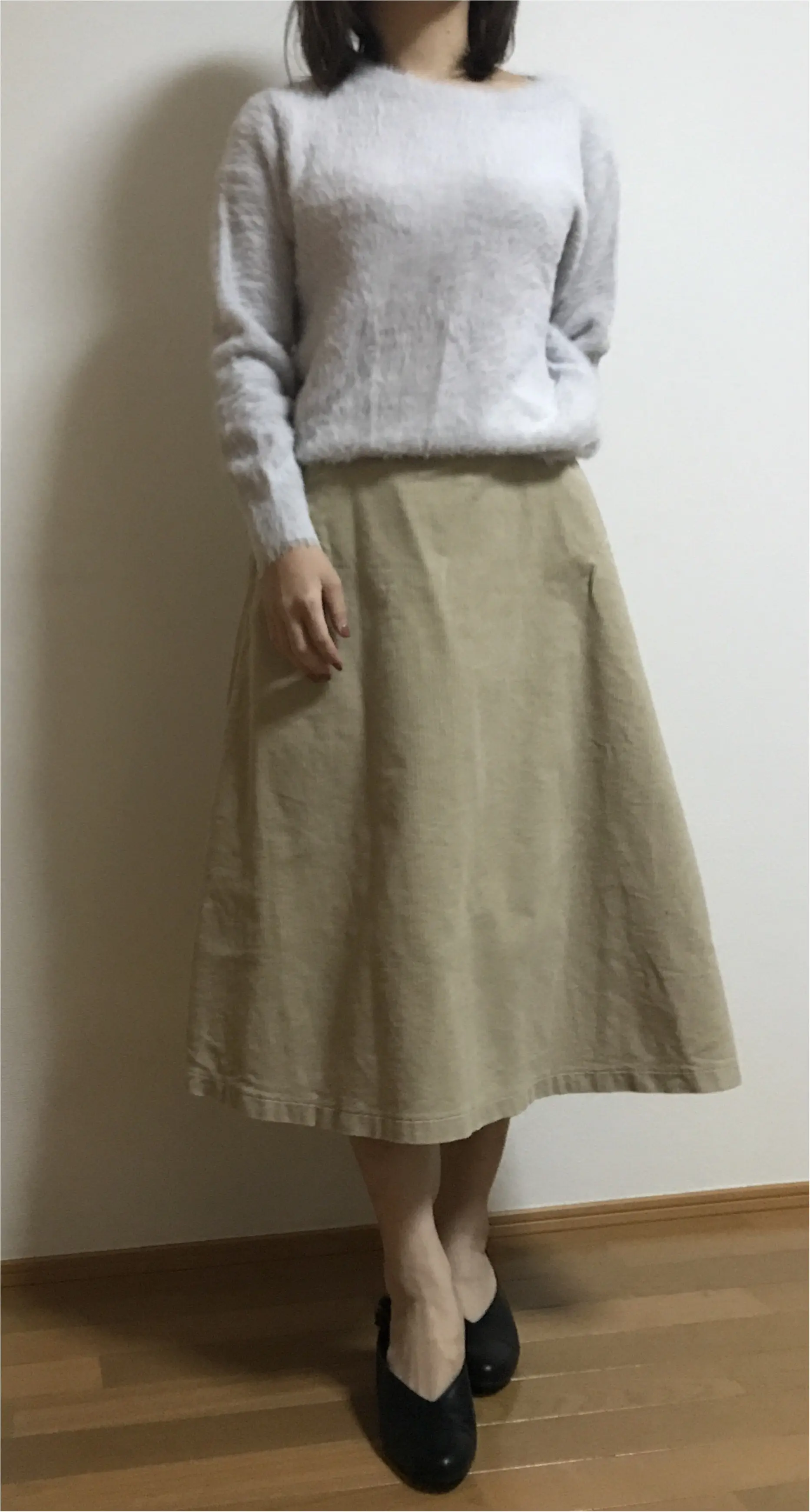 【ユニクロ】買ってよかった!まだまだ使える冬アイテム♡♡《コーデュロイスカート×ニット》の最強コーデを組んでみました❤︎_3