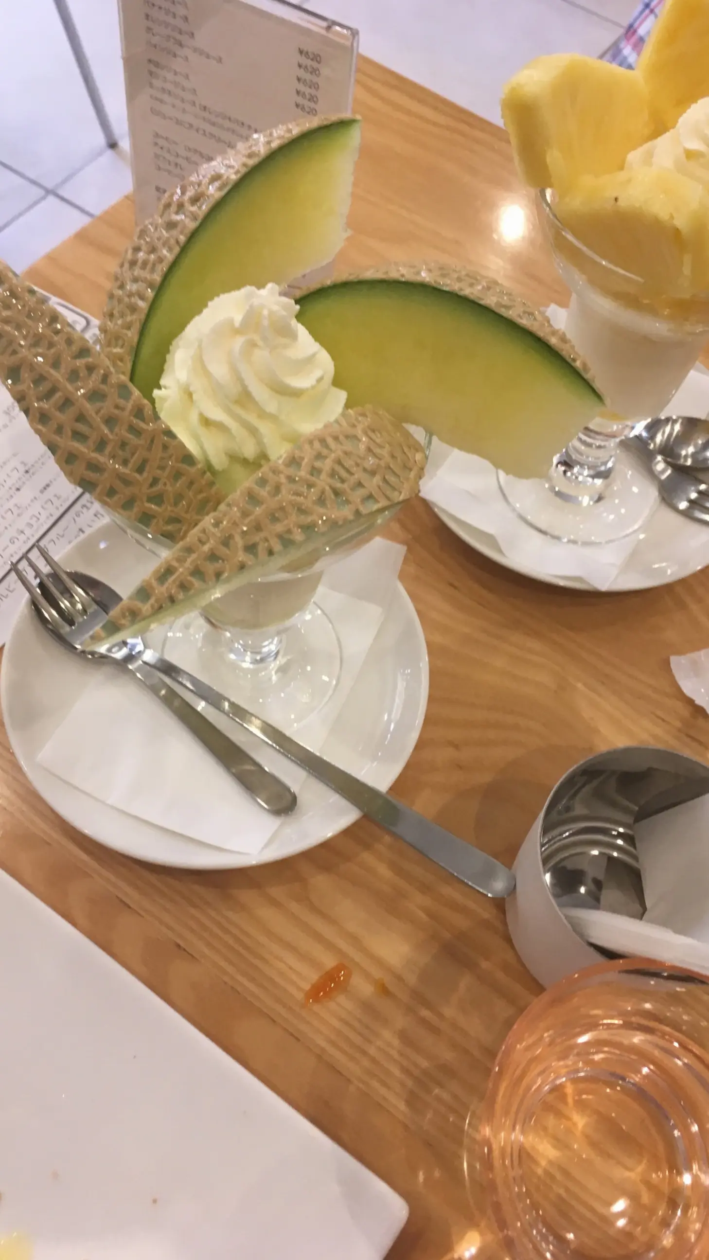 コスパ高め☆メロン&パインパフェat浅草_2