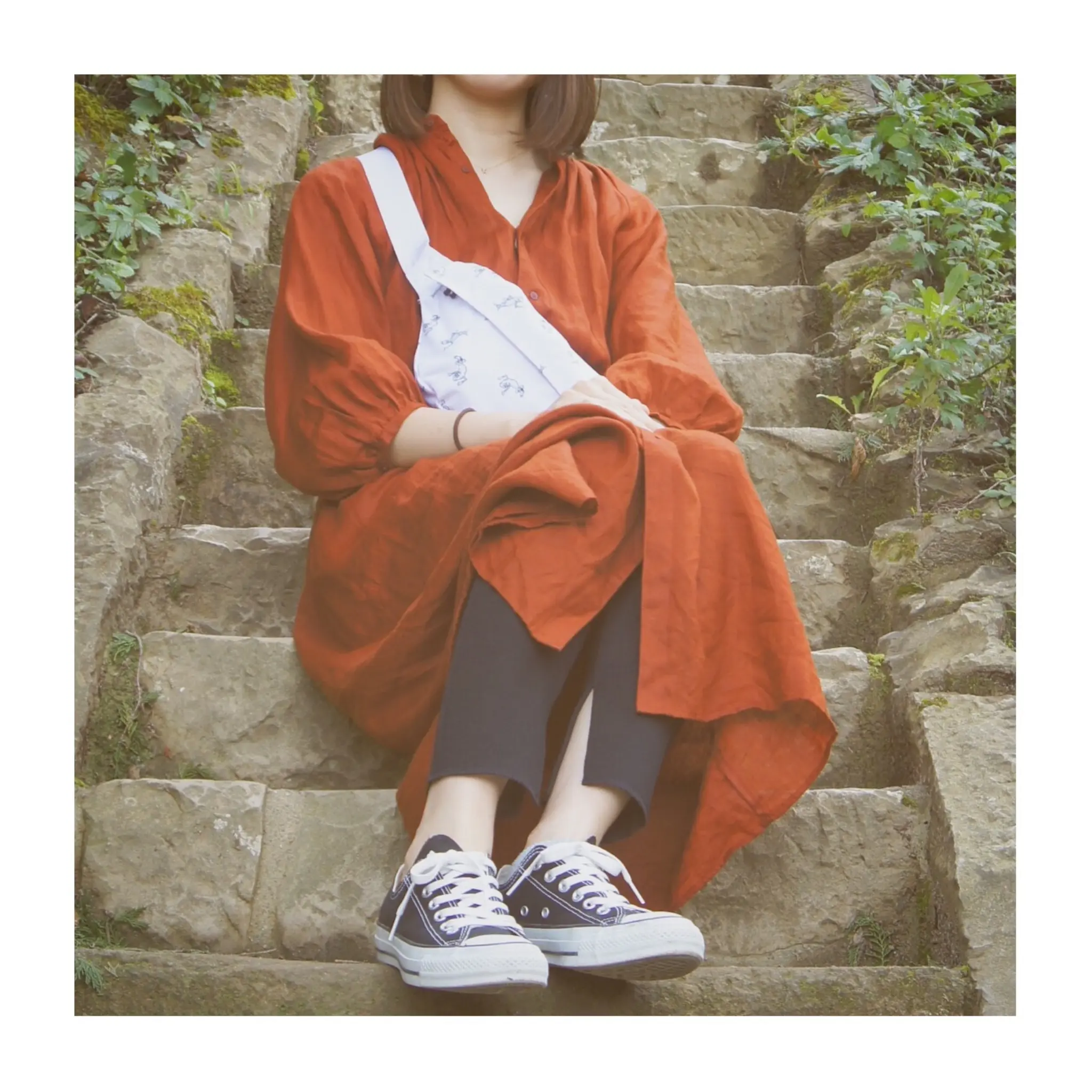 《今秋トレンド》はプチプラで❤️【GU(ジーユー)】のリブスリットレギンスパンツ¥1,490+税が履き心地抜群✌︎❤︎_3