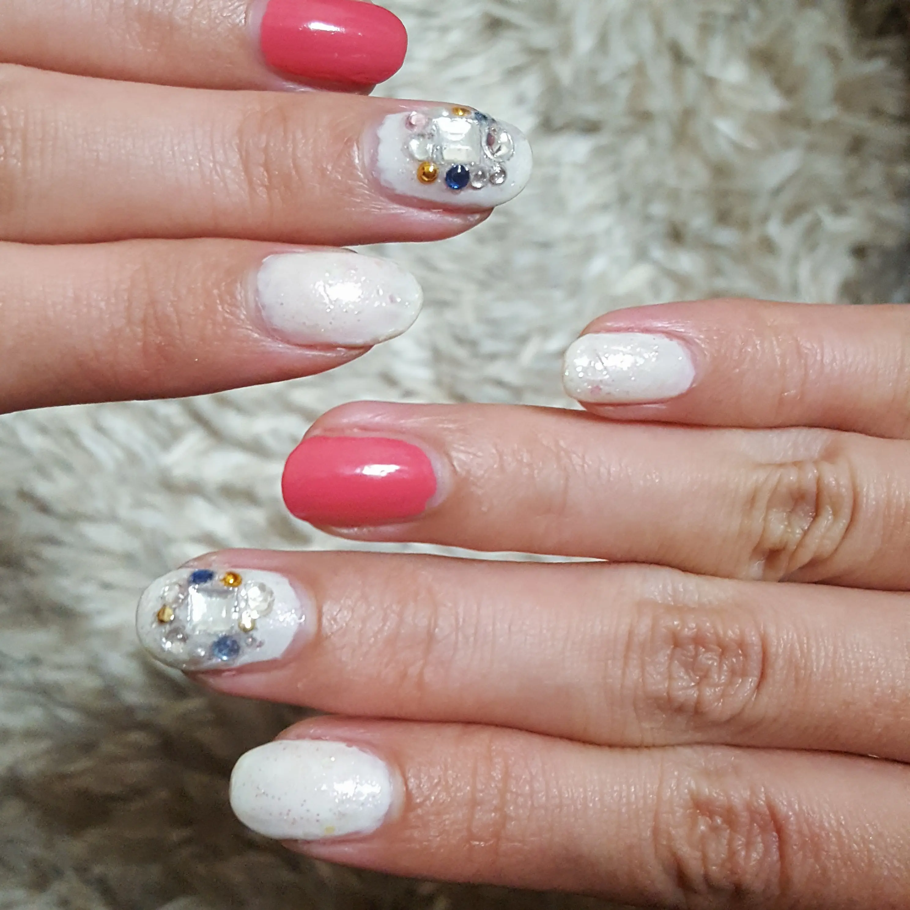 キラッと一点盛☆MORE大女子会もプチプラセルフnail~休日ネイル~_2