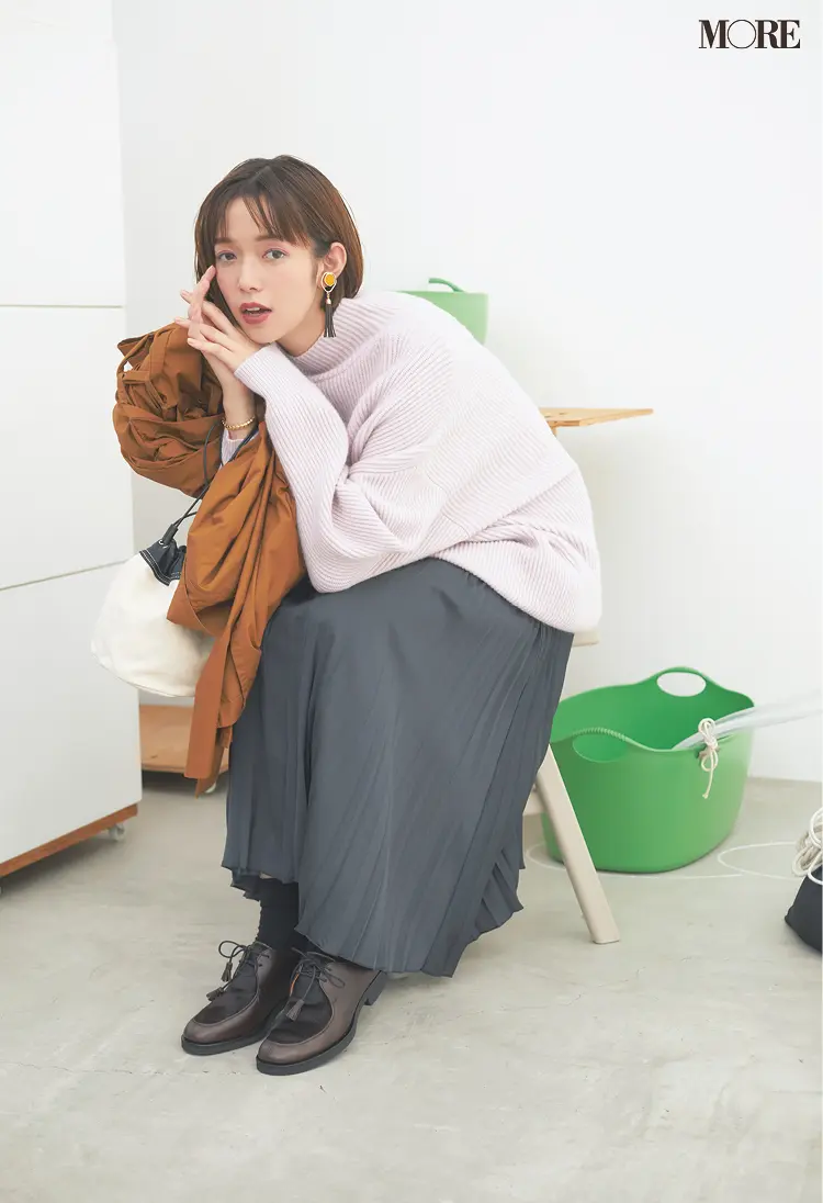 【2020年版】冬ファッションのトレンド特集 - 20代女性の冬コーデにおすすめのニットベストなど最旬アイテム・カラー・柄まとめ_28