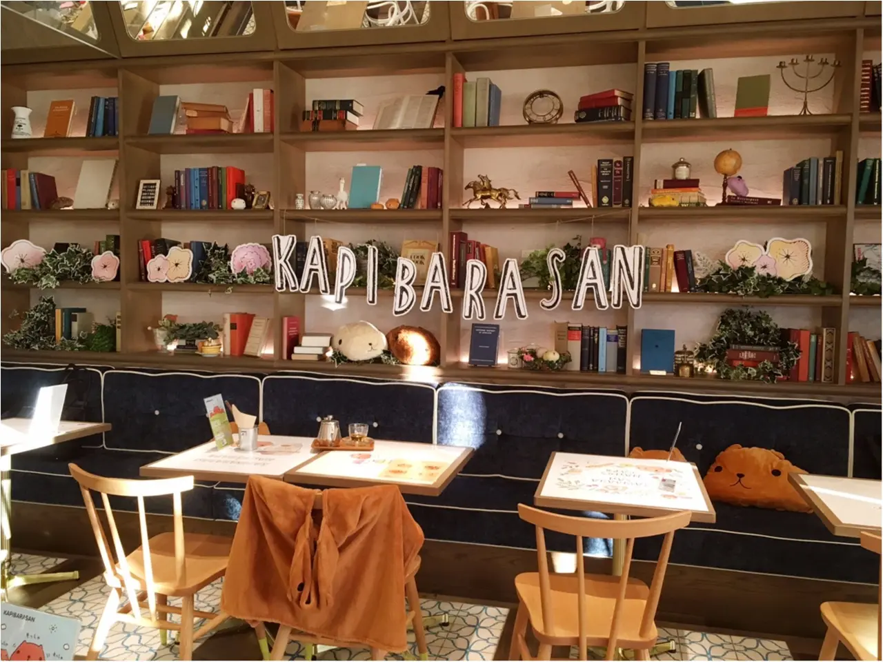 ”大人カピバラさん”がテーマの『KAPIBARASAN×HANDS CAFE』 に行ってきました♡_3