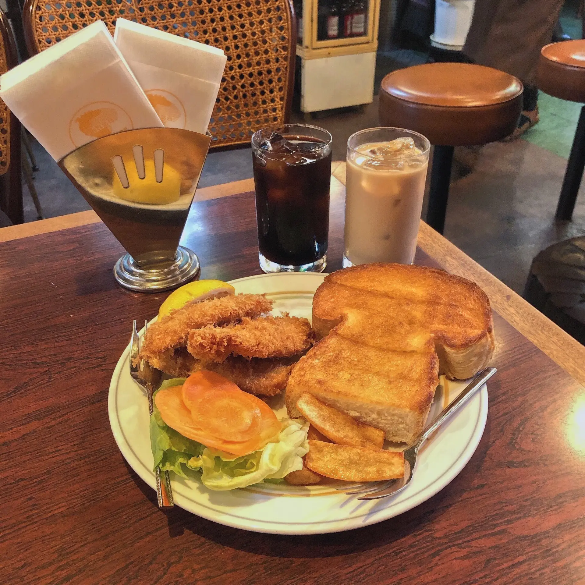 銀座ブラジルフライチキンランチ画像