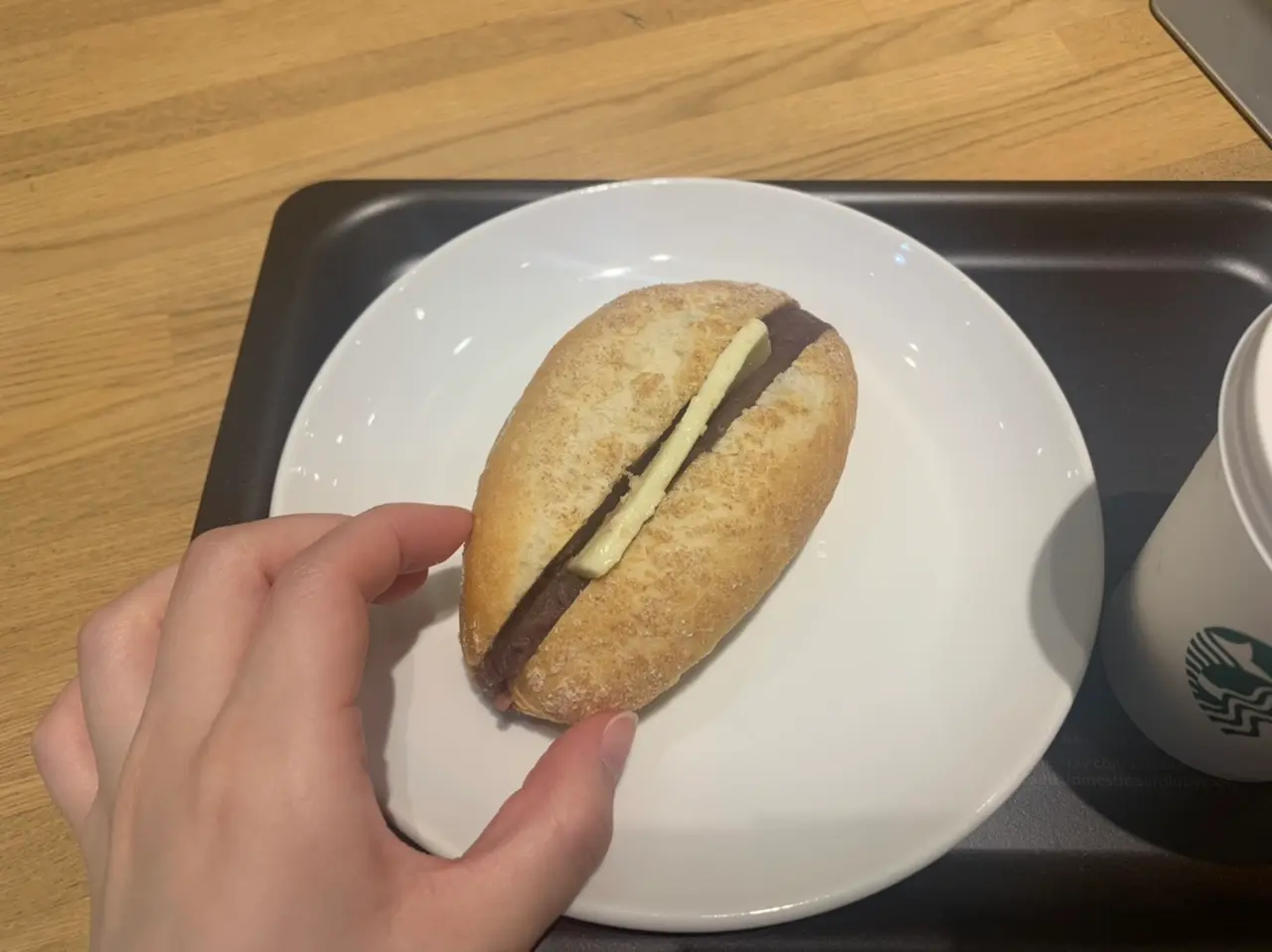 【スタバ新作】あんバタ党必見♡スタバからあんバターサンドが登場!_4