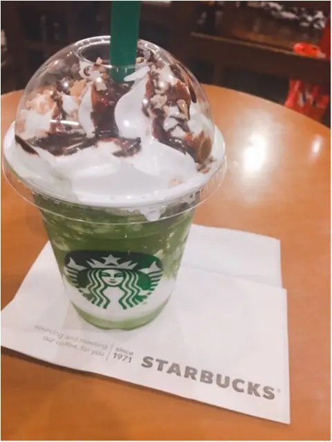 《スタバの新作》抹茶好きはぜったいぜーったい飲んでいただきたい!!!_1