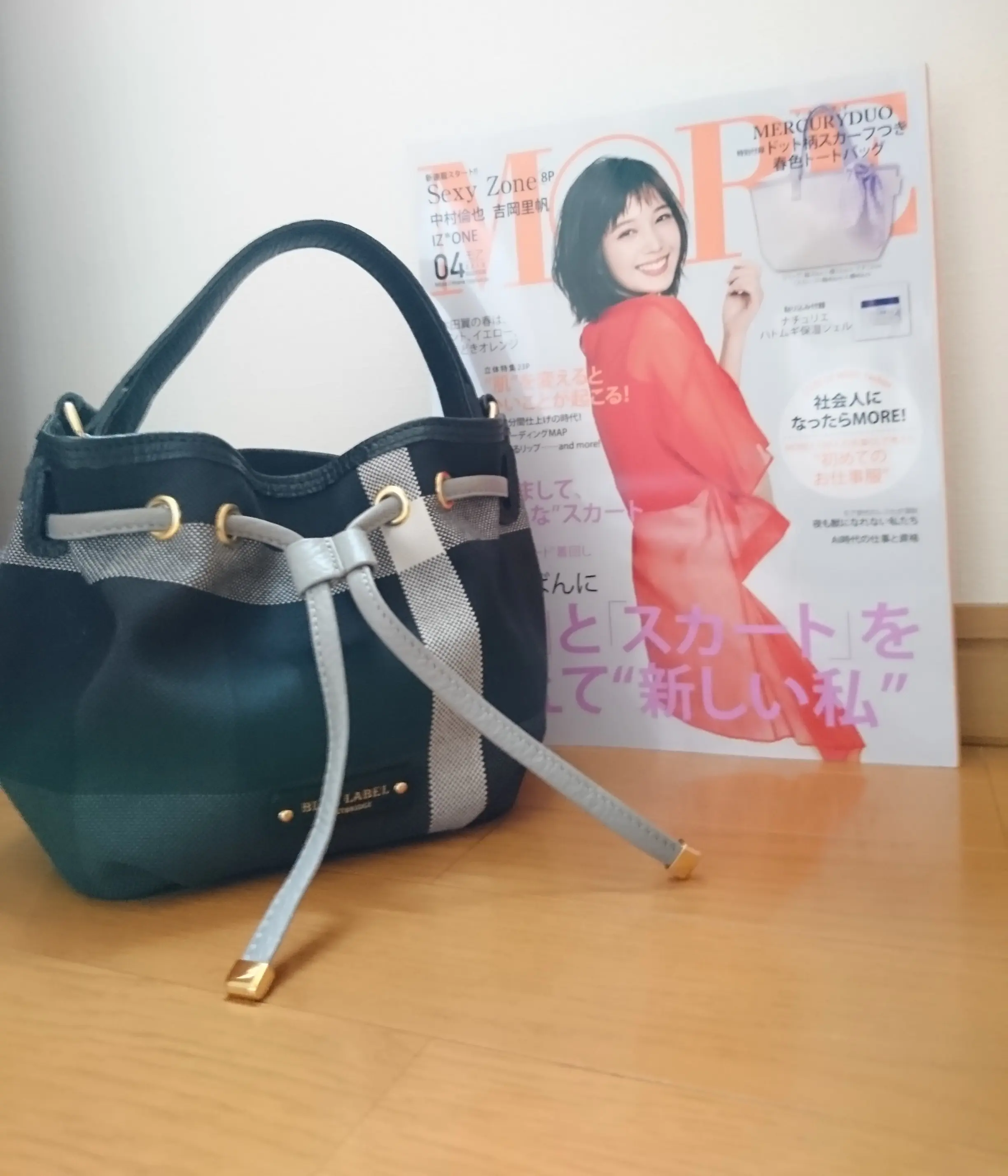 BLUELABEL×MOREコラボバッグ「コロン」が可愛い&今っぽコーデが即完成☆_1