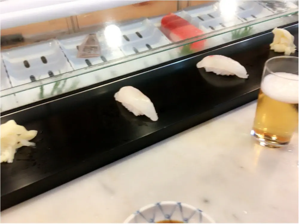 絶品お寿司を築地にて♡_3
