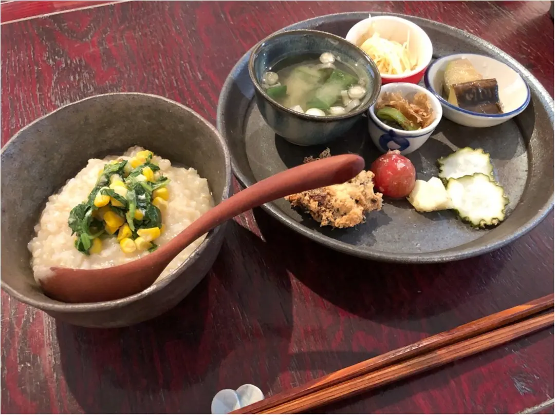 【 朝食 】体に優しくて美味しい♡ おかゆモーニングで体も心もほっこり♡♡_3
