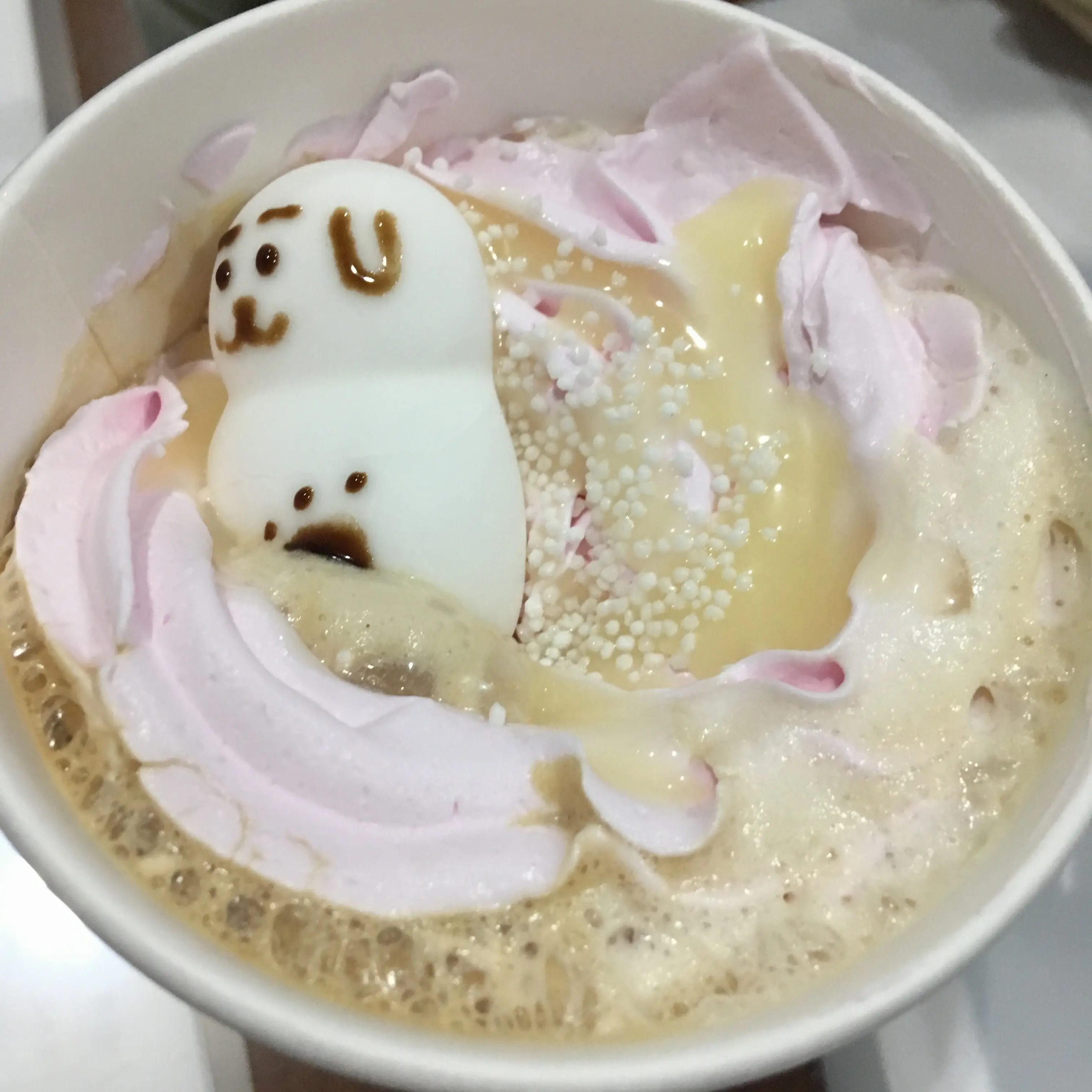 TULLY'S COFFEE♡可愛すぎるスノーマンラテ!_1