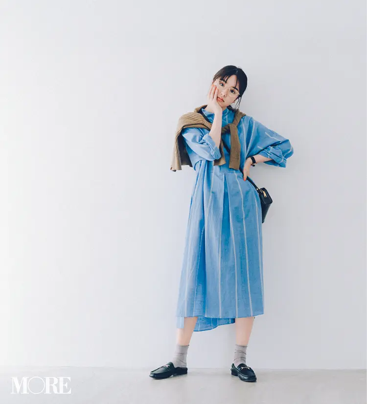 【靴とバッグ】でガラリと変わる! いまどきワンピースは小物使いで差をつけて♡_3