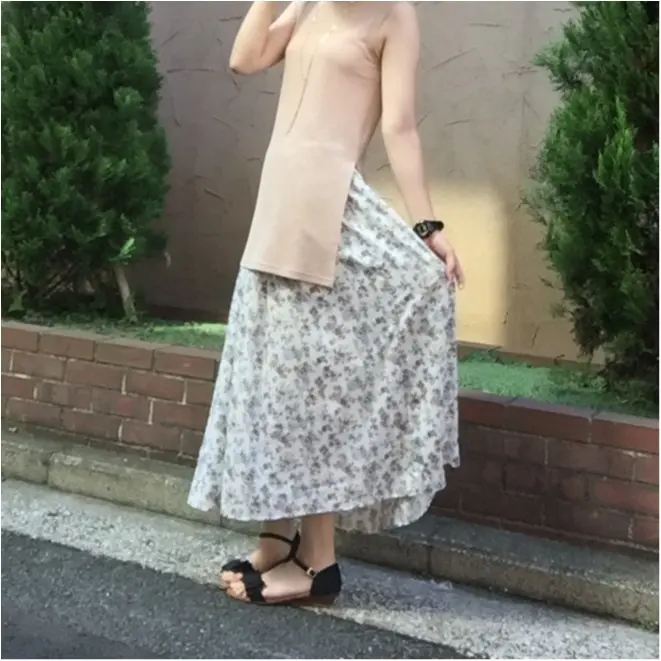 ""ロング丈×ロング丈 今年はこんな組み合わせもOK!!ROPE' PICNICで着る新しい組み合わせ""No.452/こりー_2