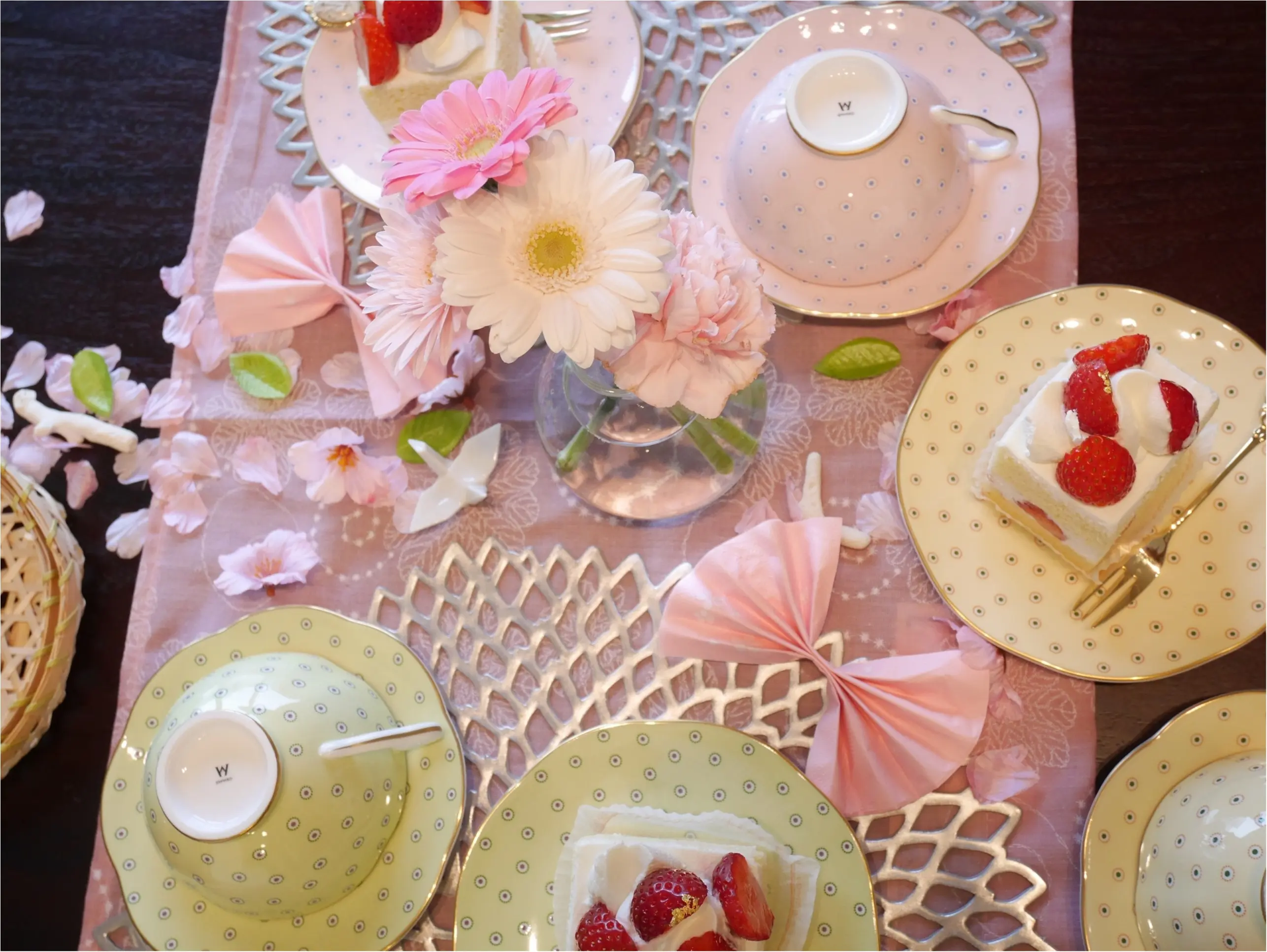 春はスグそこ!「ピンクで華やかにテーブルコーディネートして、手づくりご飯をお家で・・」_4