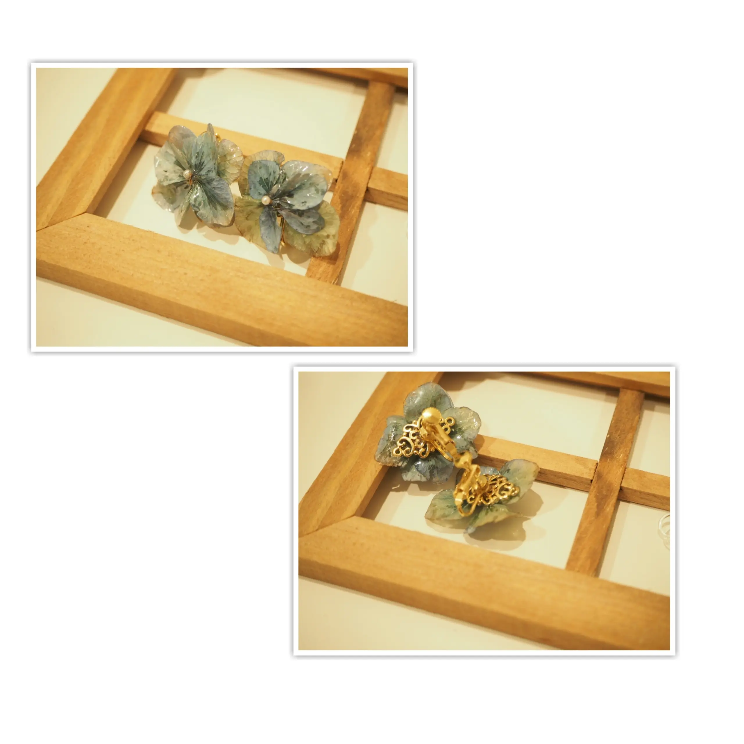 【ハンドメイド部】UVレジンを使って結婚式でいただいたお花を『ドライフラワーアクセサリー』にしてみました。_5