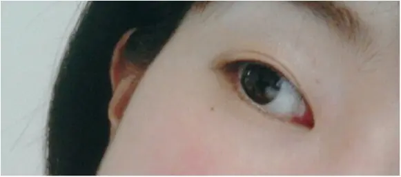 【LUNASOL】のアイシャドウで「さりげない二重メイク」してみました♪(443 まゆ_3
